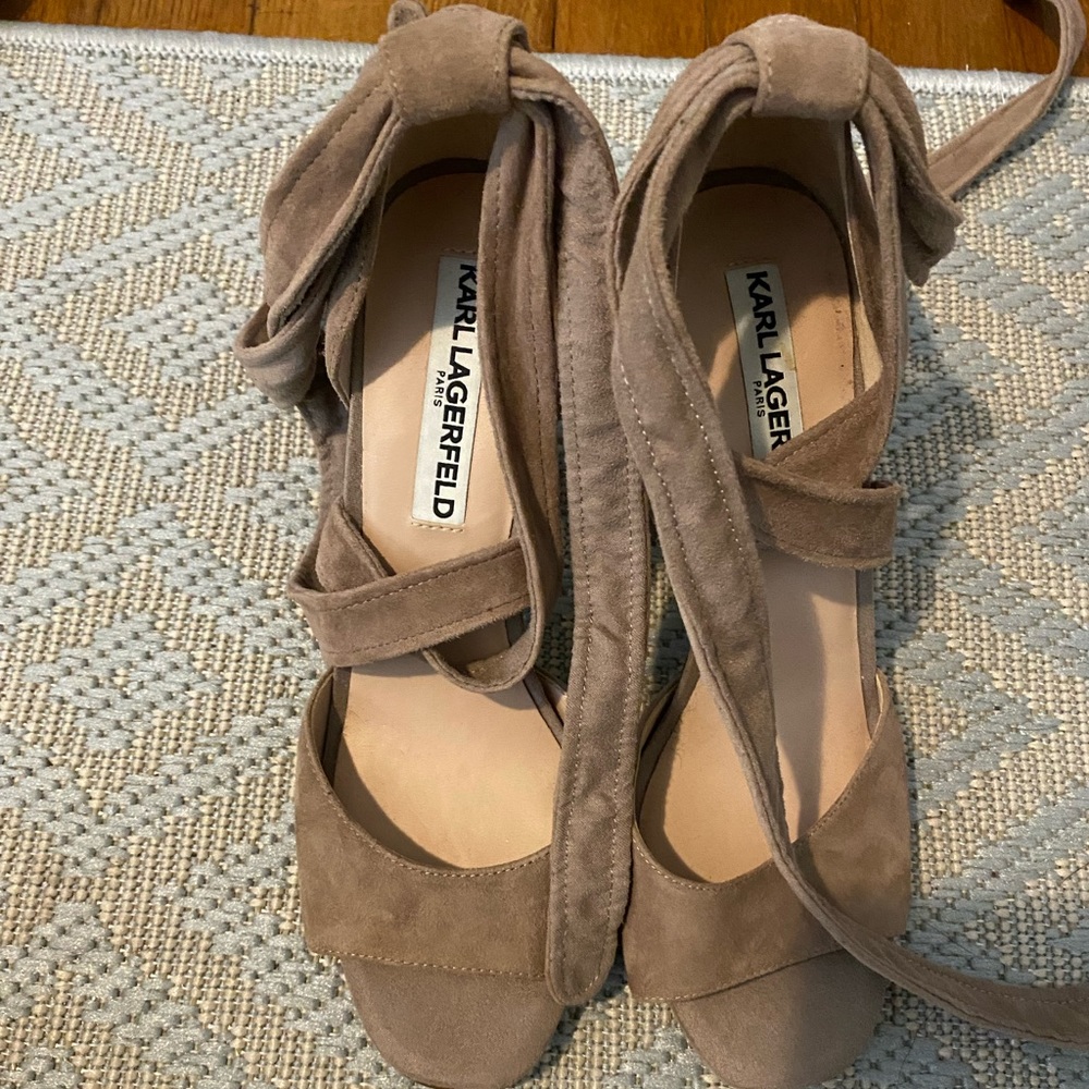 Karl Lagerfeld Wrap heels